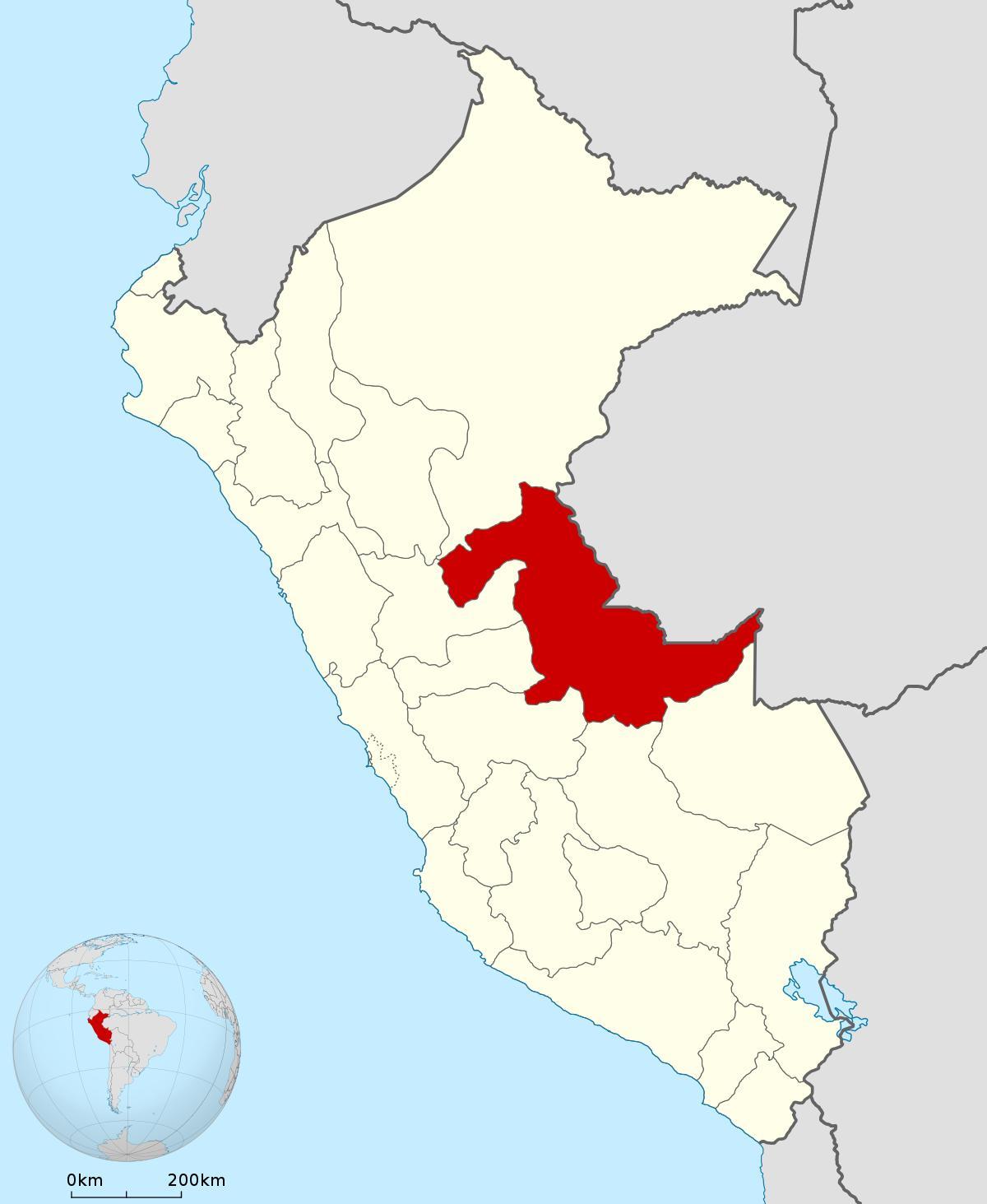 kartta pucallpa Peru