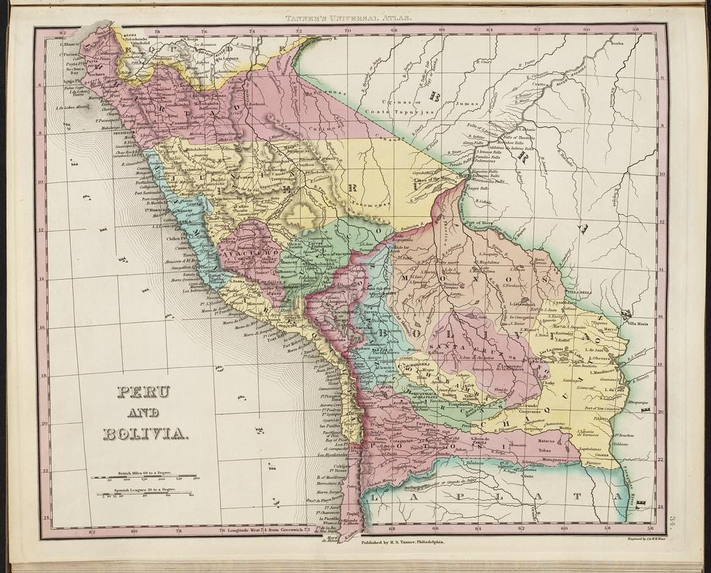 kartta antiikin Peru 