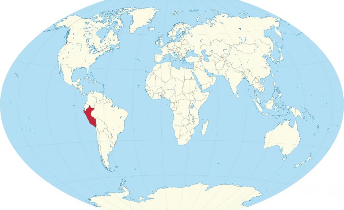 Perun maa maailman kartta