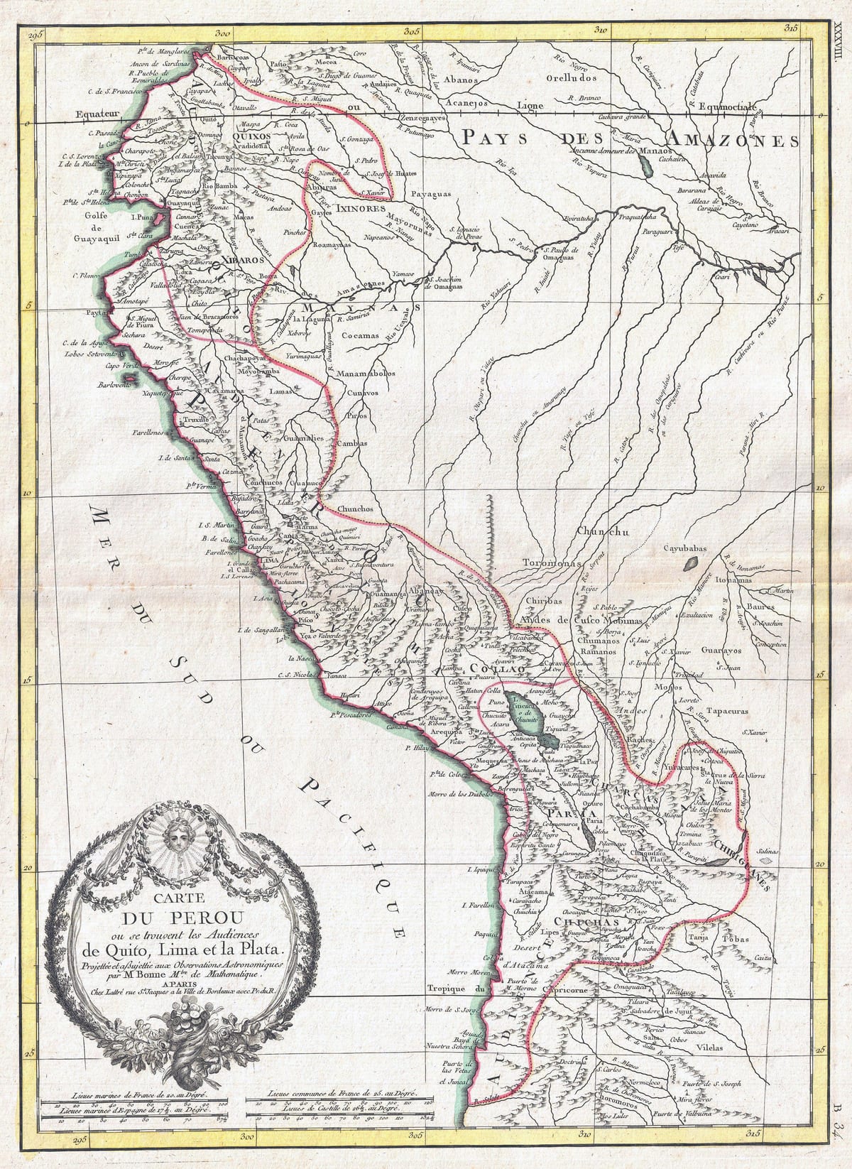 kartta, vanha kartta Peru