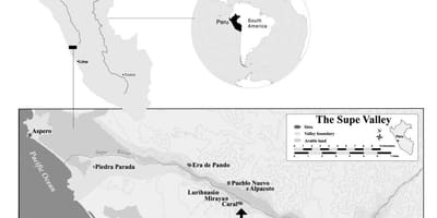 Kartta caral Peru