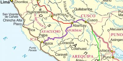 Kartta cusco Peru